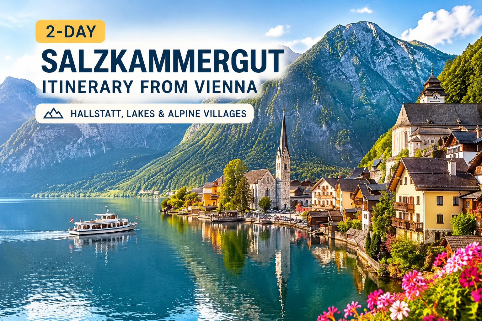 2-Day Salzkammergut Itinerary from Vienna: Hallstatt & Lakes