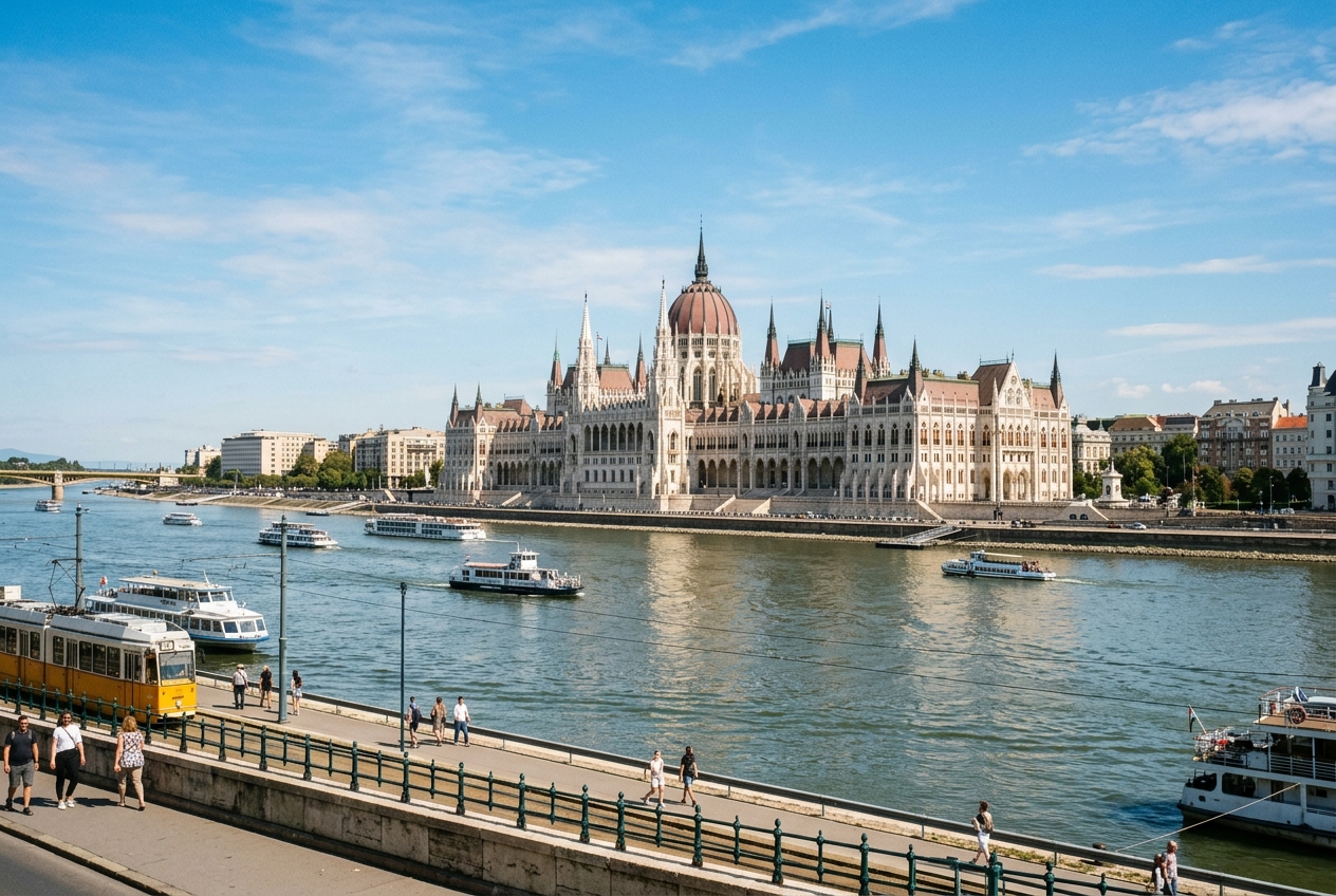The Parliament and Danube Riverfront