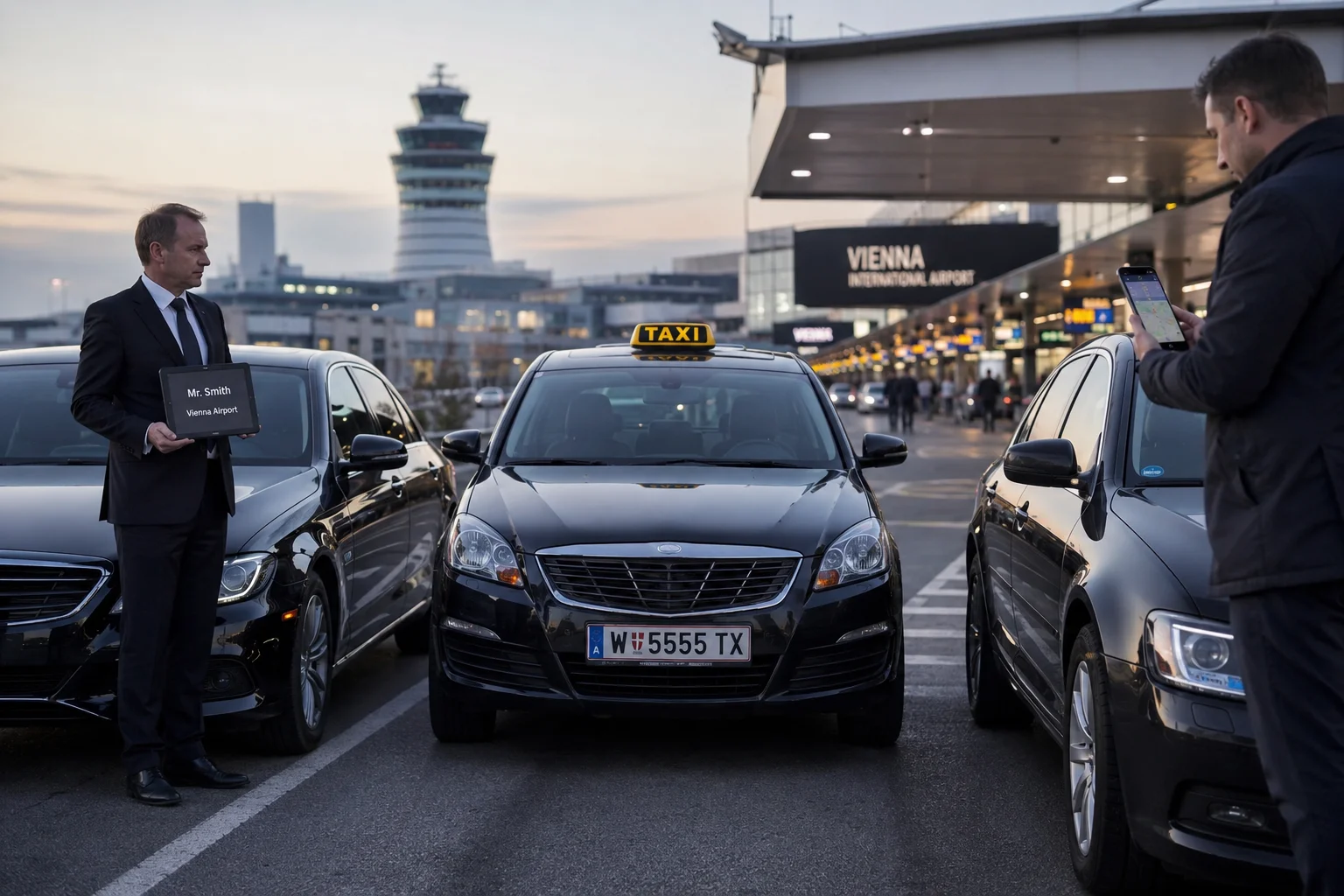 Chauffeur vs Taxi vs Uber in Vienna: Which to Book (2026 Prices and Rules)