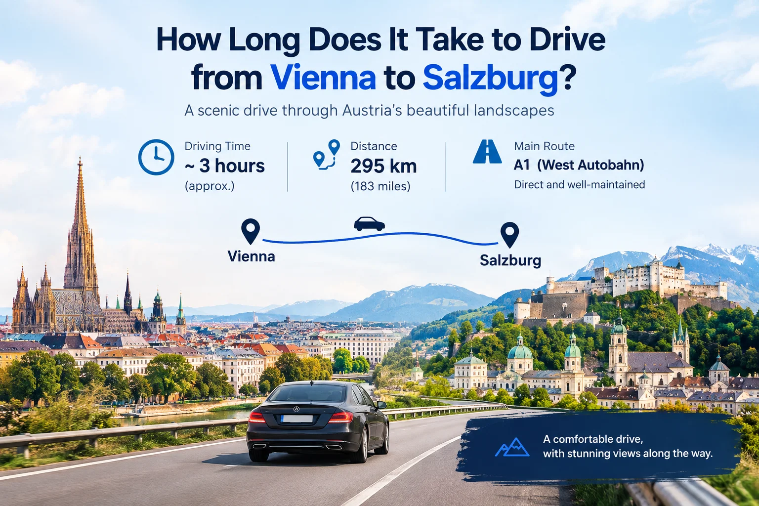 How Long Does It Take to Drive from Vienna to Salzburg?