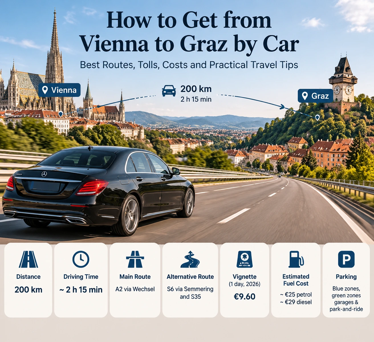 How to Get from Vienna to Graz by Car