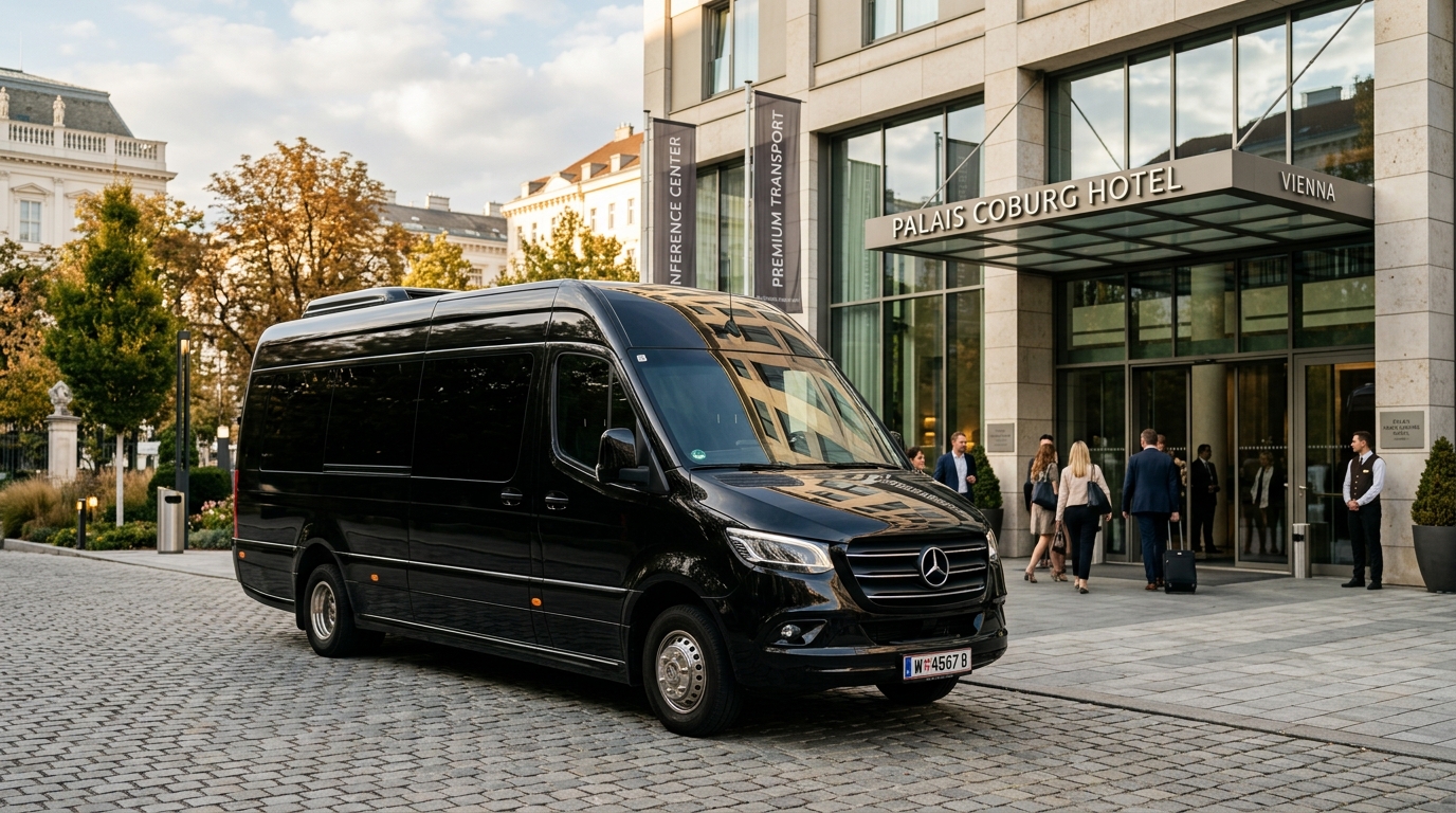 Minibus and group vehicles for event transportation in Vienna