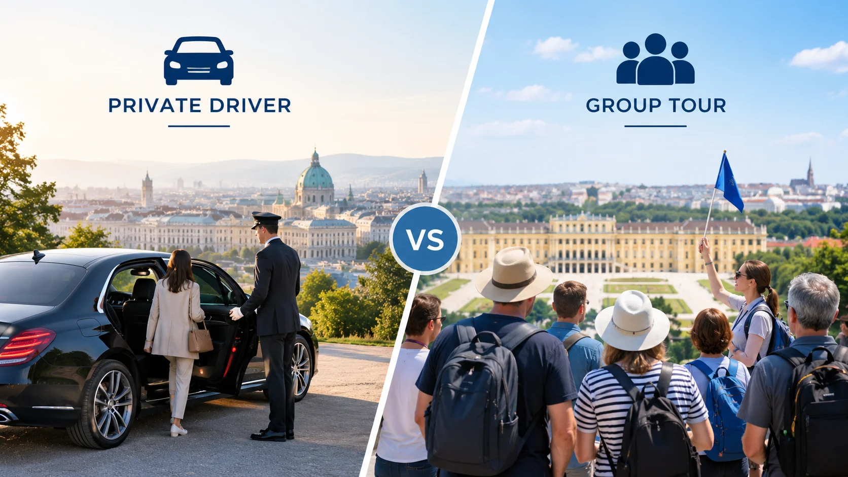 Private Driver vs Group Tour for Vienna Day Trips: The Real Cost Breakdown