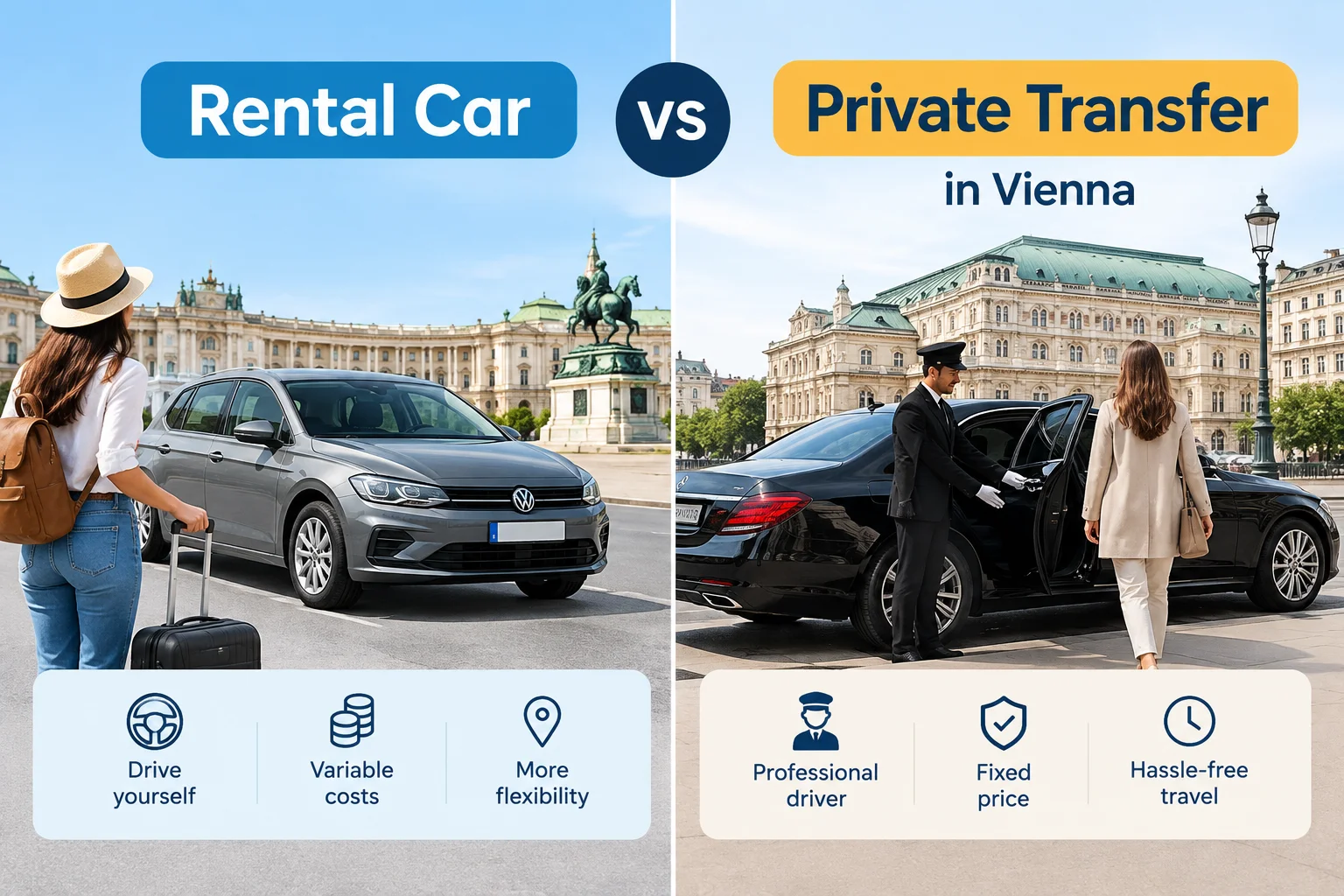 Rental Car vs Private Transfer in Vienna: Which Is Actually Smarter for Day Trips? (2026)