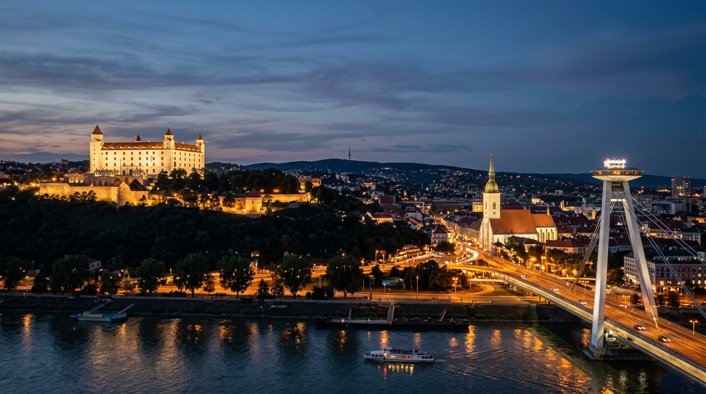 Vienna to Bratislava Twin-City Chauffeur Transfer