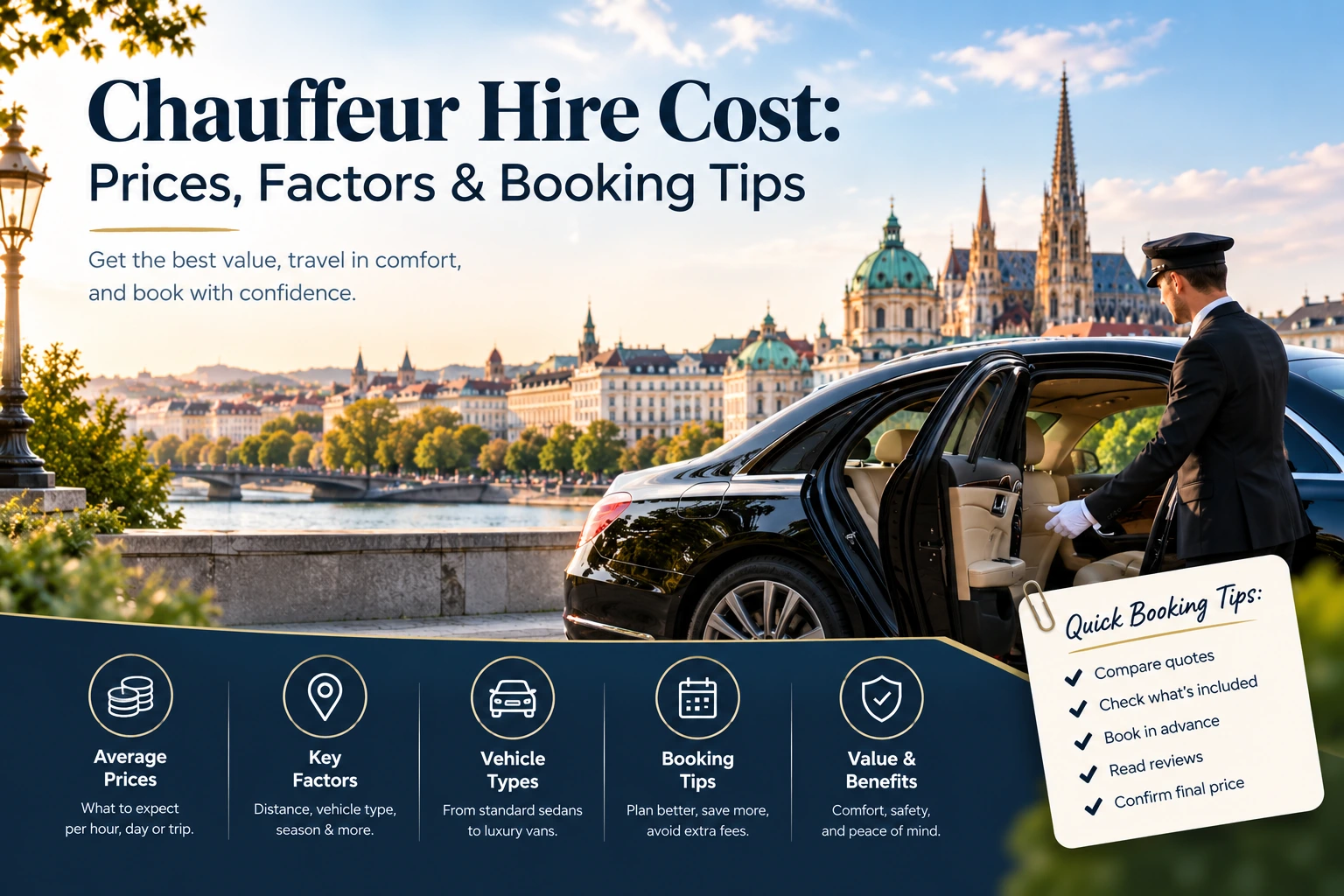 Chauffeur Hire Cost: Prices, Factors & Booking Tips