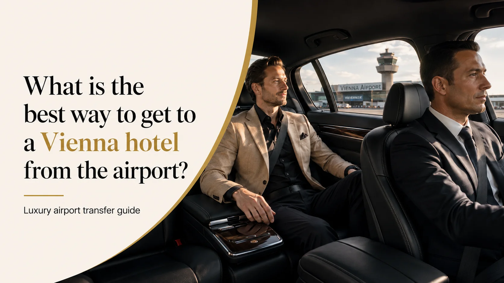 What is the best way to get to a Vienna hotel from the airport?